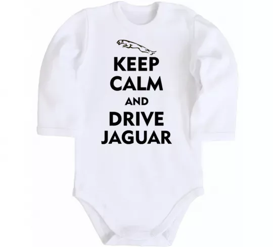 Дитячий бодік Drive Jaguar Білий фото