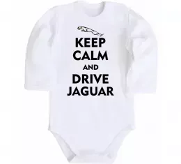 Дитячий бодік Drive Jaguar Білий фото