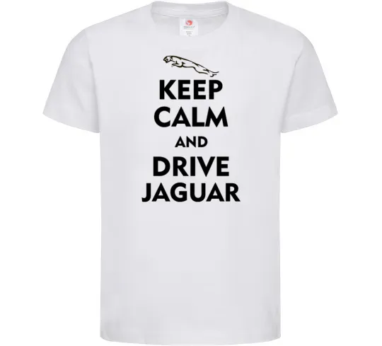 Дитяча футболка Drive Jaguar Білий фото