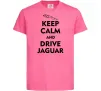 Дитяча футболка Drive Jaguar Яскраво-рожевий фото
