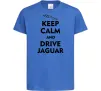 Дитяча футболка Drive Jaguar Яскраво-синій фото