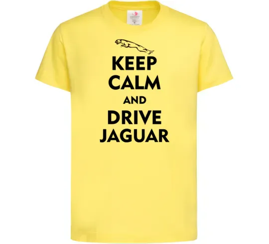 Дитяча футболка Drive Jaguar Лимонний фото