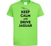 Дитяча футболка Drive Jaguar Лаймовий фото