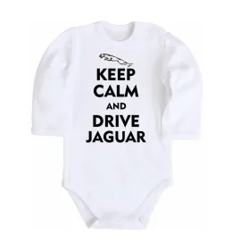 Детский боди Drive Jaguar Белый фото