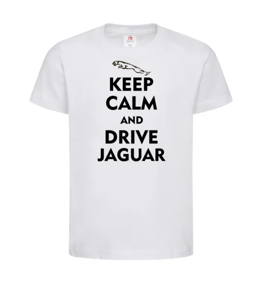 Детская футболка Drive Jaguar Белый фото