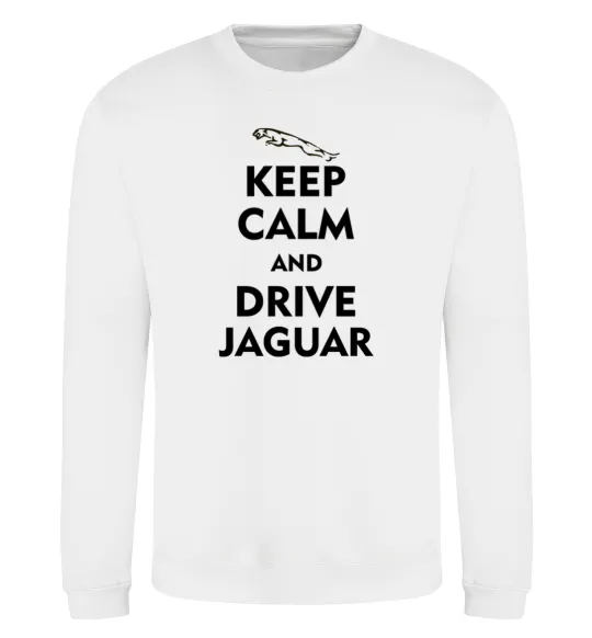 Свитшот Drive Jaguar Белый фото