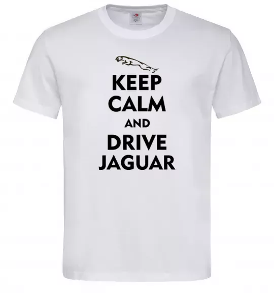 Чоловіча футболка Drive Jaguar Білий фото
