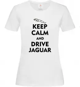Жіноча футболка Drive Jaguar Білий фото