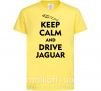 Дитяча футболка Drive Jaguar Лимонний фото