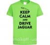Дитяча футболка Drive Jaguar Лаймовий фото