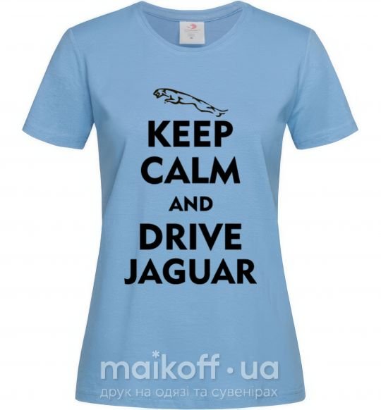 Женская футболка Drive Jaguar Голубой фото