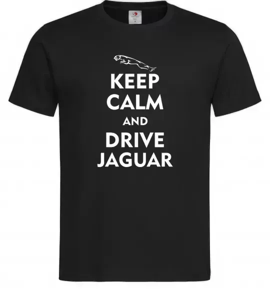 Чоловіча футболка Drive Jaguar Чорний фото