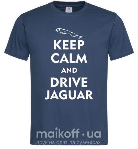 Мужская футболка Drive Jaguar Темно-синий фото