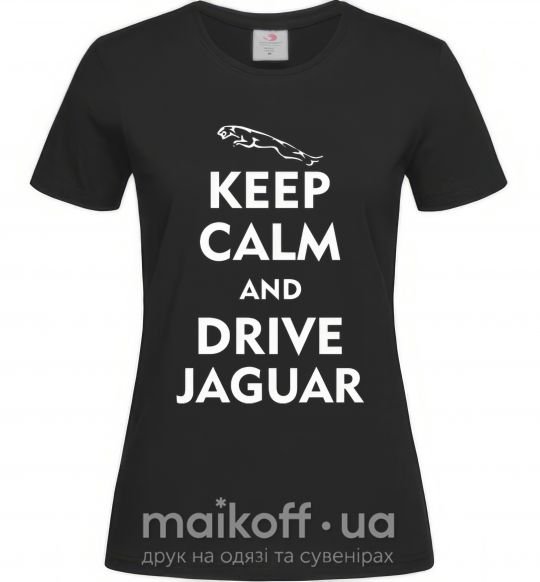 Женская футболка Drive Jaguar Черный фото