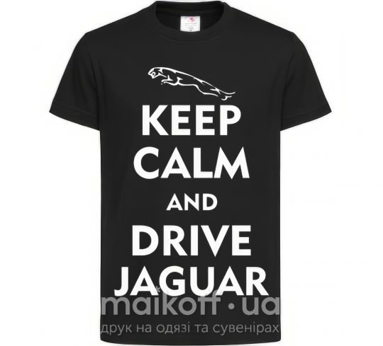 Дитяча футболка Drive Jaguar Чорний фото