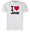 Мужская футболка I Love Jeep Белый Мужская футболка I Love Jeep Белый фото