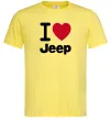 Мужская футболка I Love Jeep Лимонный Мужская футболка I Love Jeep Лимонный фото