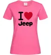 Жіноча футболка I Love Jeep Яскраво-рожевий Жіноча футболка I Love Jeep Яскраво-рожевий фото