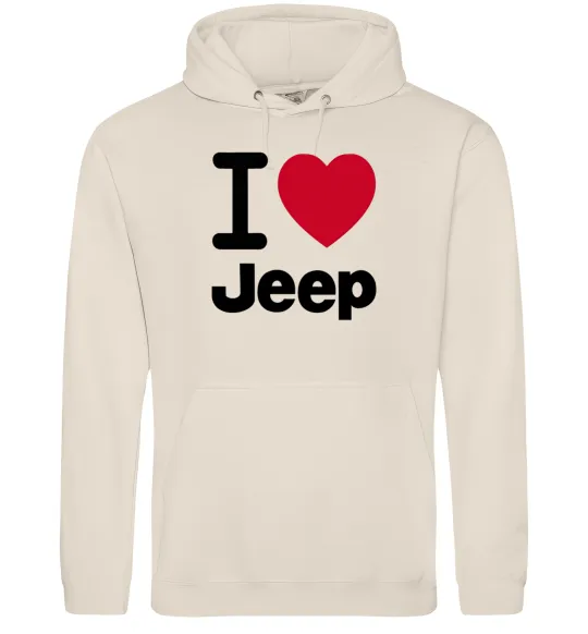 Чоловіча толстовка (худі) I Love Jeep Таш фото