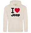 Чоловіча толстовка (худі) I Love Jeep Таш фото