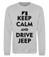 Світшот Drive Jeep Сірий меланж фото