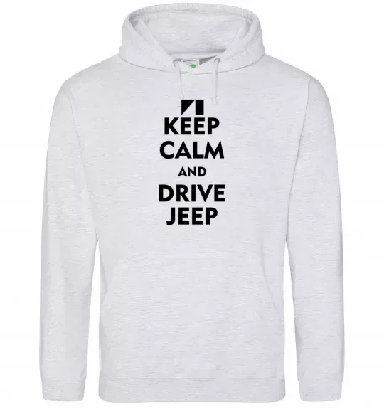Жіноча толстовка (худі) Drive Jeep Сірий меланж фото