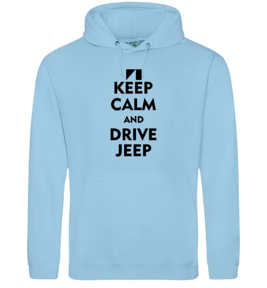 Женская толстовка (худи) Drive Jeep Голубой фото