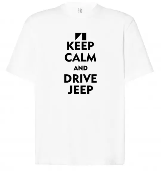 Футболка Оверсайз Drive Jeep Білий фото