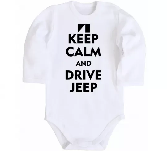 Детский боди Drive Jeep Белый фото