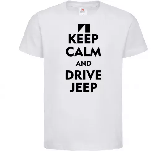 Детская футболка Drive Jeep Белый фото