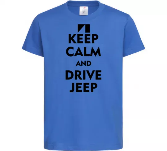 Детская футболка Drive Jeep Ярко-синий фото