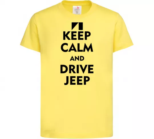 Детская футболка Drive Jeep Лимонный фото
