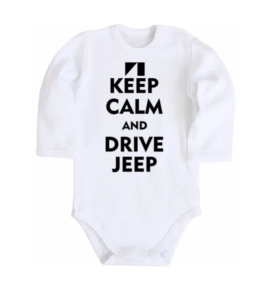 Детский боди Drive Jeep Белый фото