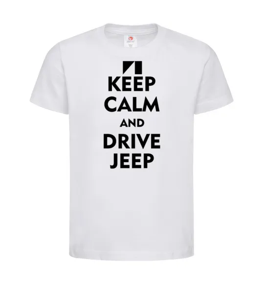 Дитяча футболка Drive Jeep Білий фото