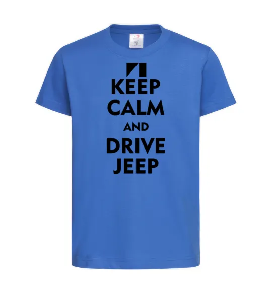 Дитяча футболка Drive Jeep Яскраво-синій фото