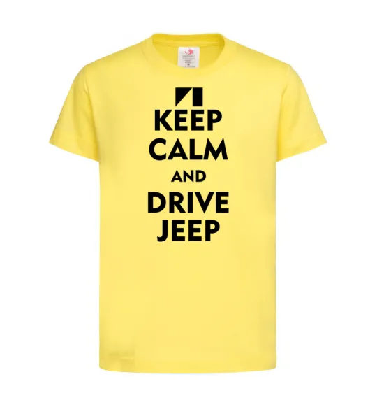 Дитяча футболка Drive Jeep Лимонний фото
