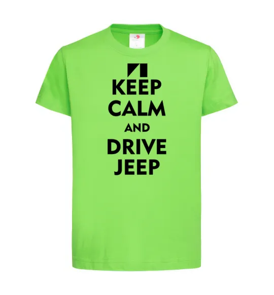 Дитяча футболка Drive Jeep Лаймовий фото