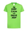 Дитяча футболка Drive Jeep Лаймовий фото