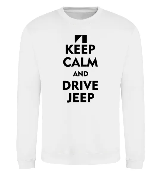 Свитшот Drive Jeep Белый фото