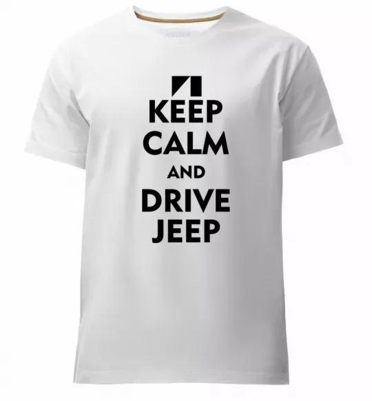 Чоловіча преміум футболка Drive Jeep Білий фото