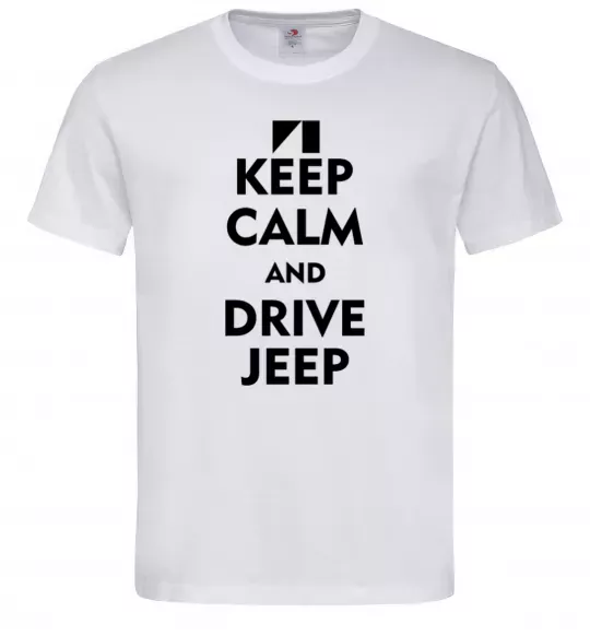Мужская футболка Drive Jeep Белый фото
