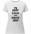 Жіноча преміум футболка Drive Jeep Білий фото