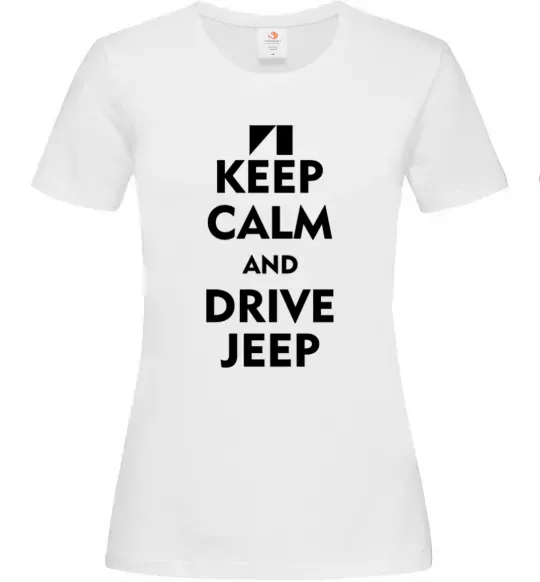 Жіноча футболка Drive Jeep Білий фото