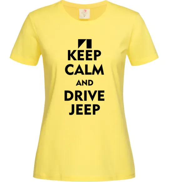 Жіноча футболка Drive Jeep Лимонний фото
