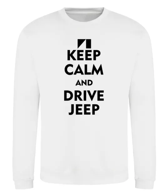 Світшот Drive Jeep Білий фото