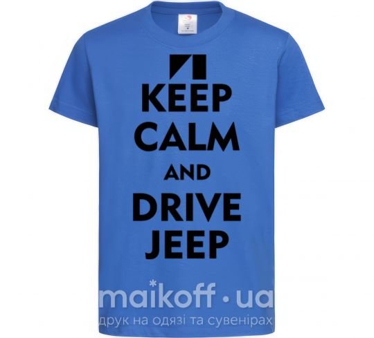 Детская футболка Drive Jeep Ярко-синий фото