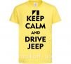 Детская футболка Drive Jeep Лимонный фото