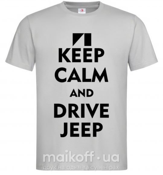 Чоловіча футболка Drive Jeep Сірий фото