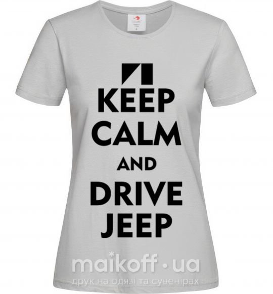 Женская футболка Drive Jeep Серый фото