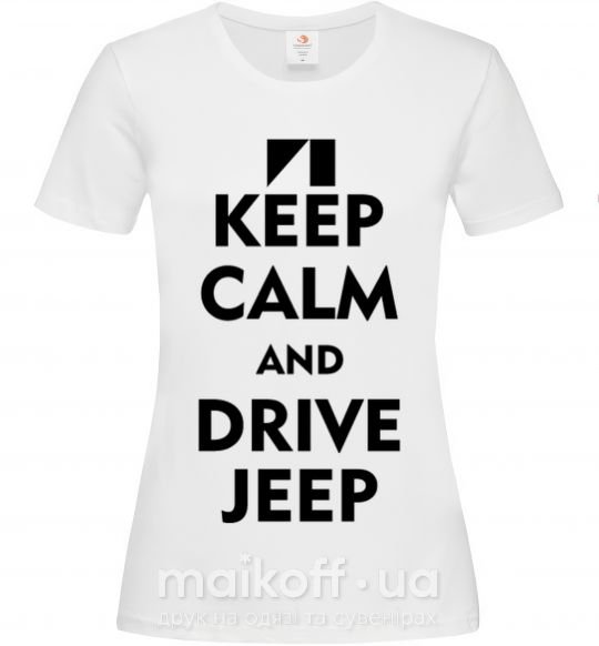 Жіноча футболка Drive Jeep Білий фото